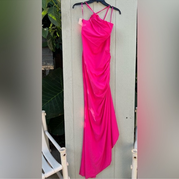 NWT Chiara Boni abertma hot pink dress - Picture 3 of 5